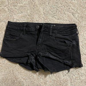 American Eagle Black Denim shorts